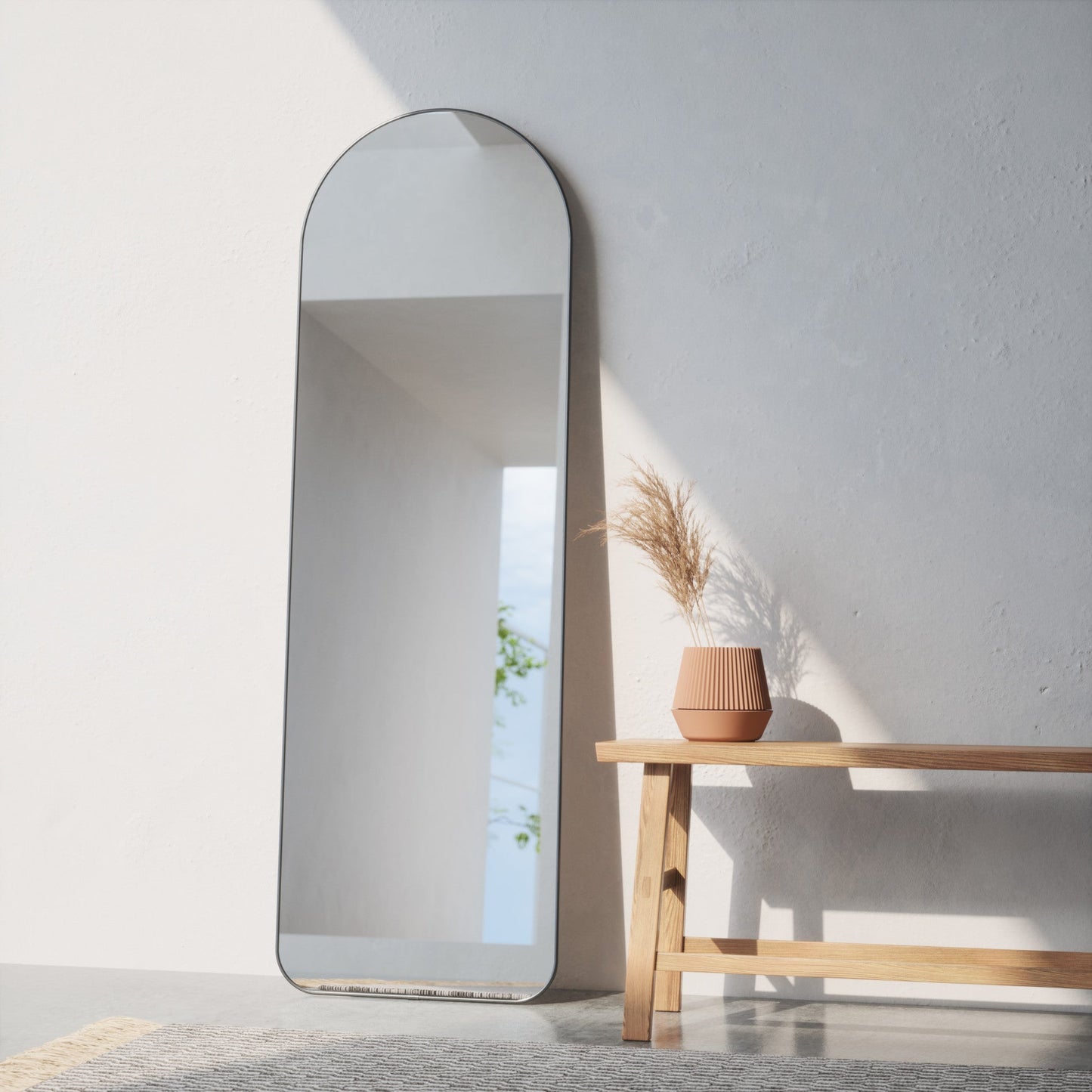 Hubba Arched Leaning & Wall Mirror