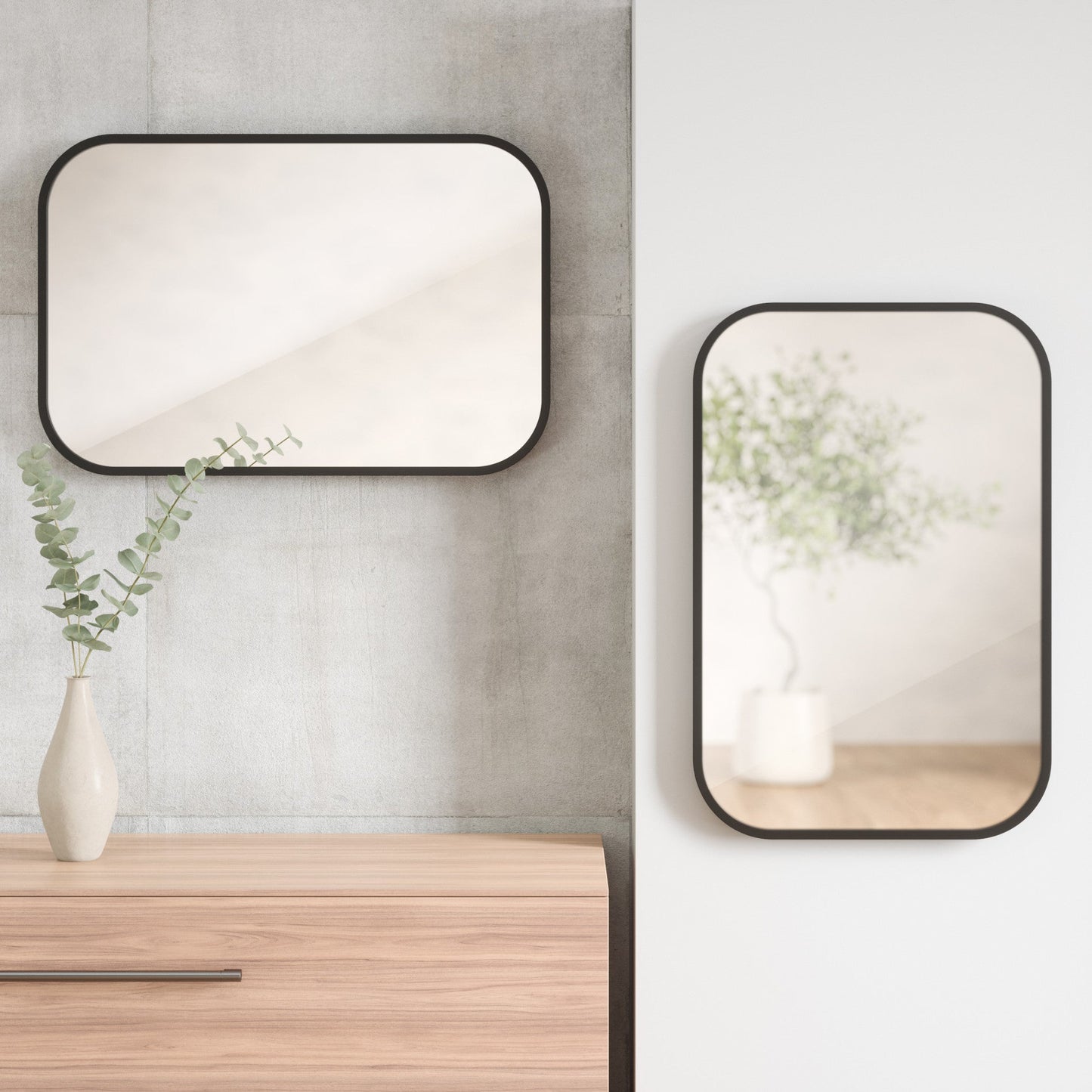 Hub Rectangle Wall Mirror