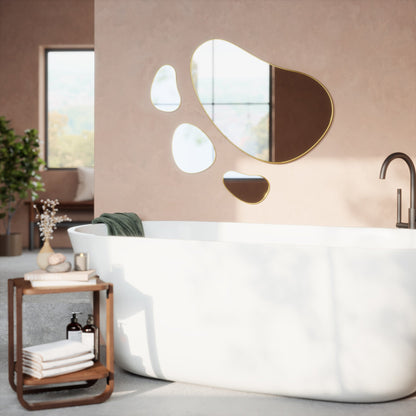 Hubba Pebble Wall Mirrors, Set of 3